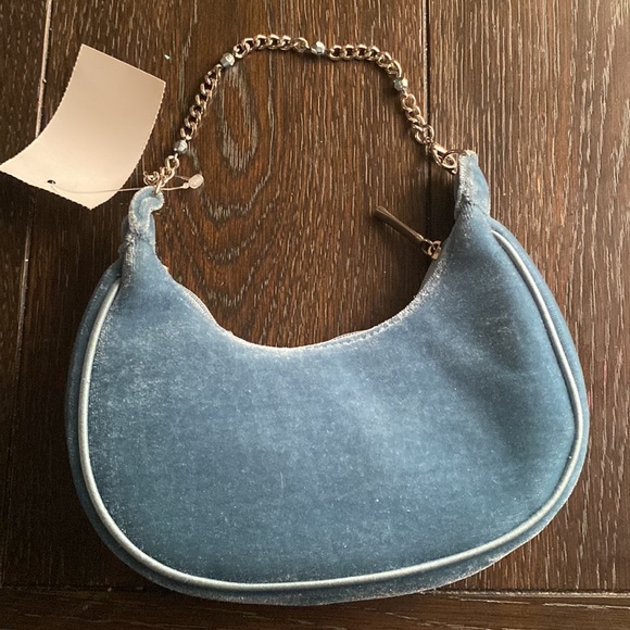 Liz Claiborne Toddle/Girl Teal Velvet &Seq. Purse Letter “L” - Picture 2 of 6